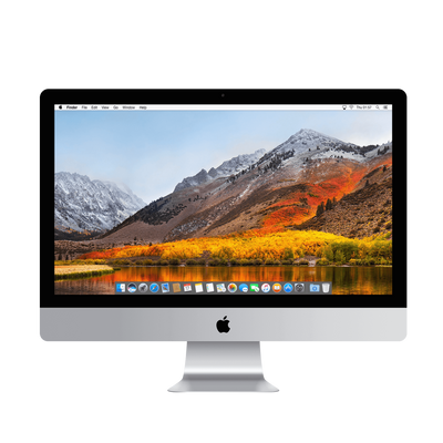 Refurbished iMac 21.5 inch i5 2.3 8 GB 500 GB SSD Licht gebruikt