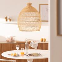 Hanglamp modern rotan bruin 'Futan' gevlochten modern e27 fitting 500mm