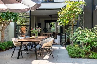 Hartman Tubb verstelbare tuinset 240x100 cm. (7-delig) - Teak/Kleurenmix