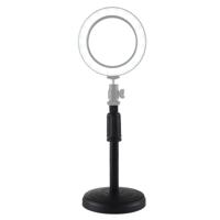 PULUZ ronde basis Desktop Mount voor LED-ring video licht verstelbare hoogte: 18cm-28cm