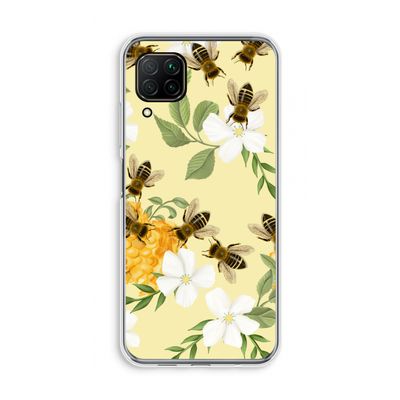 No flowers without bees: Huawei P40 Lite Transparant Hoesje
