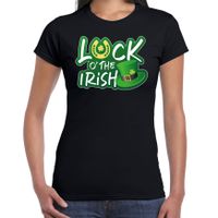 Luck of the Irish / St. Patricks day t-shirt / kostuum zwart dames - thumbnail