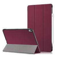 3-Vouw sleepcover hoes - iPad Air (2022 / 2020) 10.9 inch - Bordeaux Rood - thumbnail