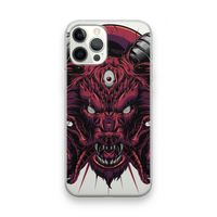 Hell Hound and Serpents: iPhone 12 Pro Max Transparant Hoesje