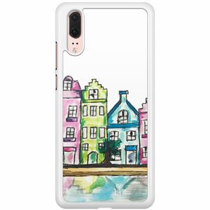 Huawei P20 hoesje - Amsterdam grachtenpanden