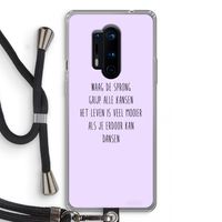 Sprong: OnePlus 8 Pro Transparant Hoesje met koord