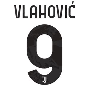 Vlahović 9 (Officiële Juventus Bedrukking 2022-2023)