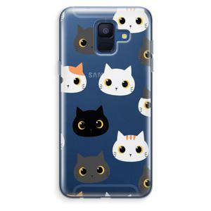 Katten: Samsung Galaxy A6 (2018) Transparant Hoesje