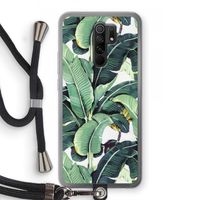 Bananenbladeren: Xiaomi Redmi 9 Transparant Hoesje met koord