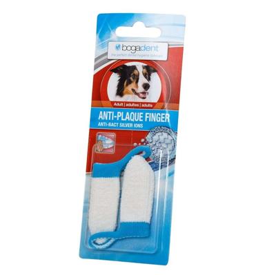 BOGAR Bogadent® Anti-plaque finger - vingertophoesje voor het verwijderen van tandplak - 2 stuks