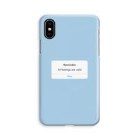 Reminder: iPhone X Volledig Geprint Hoesje