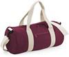 Atlantis BG140 Original Barrel Bag - Burgundy/Off-White - 50 x 25 x 25 cm - thumbnail