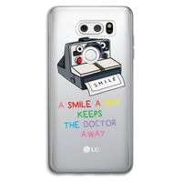Smile: LG V30 Transparant Hoesje