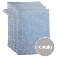 The One Voordeelpakket Washandjes Lichtblauw - 10 stuks - thumbnail