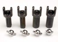 Half shafts, short (heavy-duty) (external-splined (2) & internal-splined (2))/ metal u-joints (4)