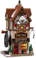 Lemax the coffee bean grinder verlicht kersthuisje Caddington Village 2021