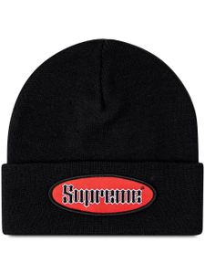 Supreme bonnet à patch ovale - Noir