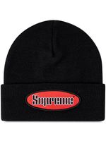 Supreme bonnet à patch ovale - Noir