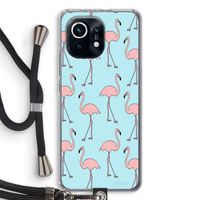 Anything Flamingoes: Xiaomi Mi 11 Transparant Hoesje met koord