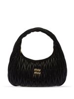 Miu Miu sac porté épaule Wander à design matelassé - Noir