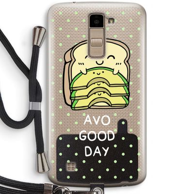 Avo Good Day: LG K10 (2016) Transparant Hoesje met koord