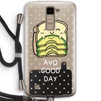 Avo Good Day: LG K10 (2016) Transparant Hoesje met koord