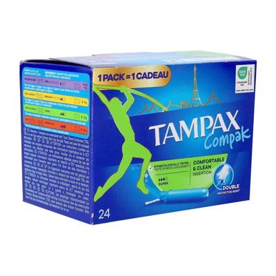 Tampax Compak Super Tampons 24