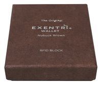 EXENTRI EX 018 portemonnee Man Echt leer Bruin - thumbnail