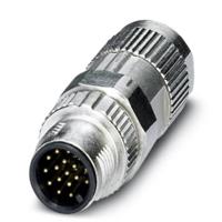 Phoenix Contact 1559602 Sensor/actuator connector, niet geassembleerd M12 Aantal polen (sensoren): 17 Stekker, recht 1 stuk(s)