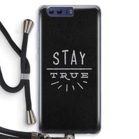 Stay true: Honor 9 Transparant Hoesje met koord