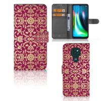 Wallet Case Motorola Moto G9 Play | E7 Plus Barok Pink