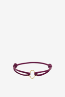 Just Franky armband Vintage Clover Groot Satin geelgoud