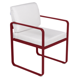 Fermob Bellevie dining armchair tuinstoel Chili - Off-White