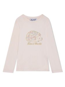 Tartine Et Chocolat t-shirt en coton à imprimé graphique - Rose