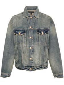 Purple Brand veste oversize P027 en jean - Bleu