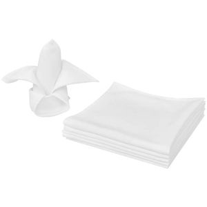 VidaXL Servetten wit 25 stuks 50 x 50 cm