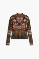 Bedrukte coltrui - BLACK - L