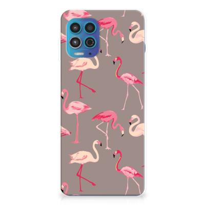 Motorola Moto G100 | TPU Hoesje | Flamingo