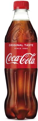 Coca-Cola Zero frisdrank, fles van 50 cl, pak van 12 stuks