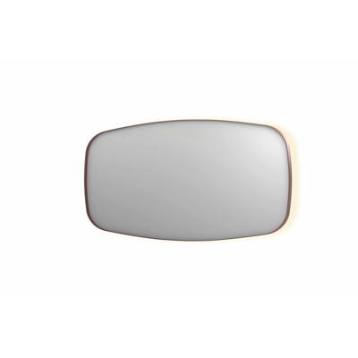 Spiegel INK SP30 160x4x80 cm incl. Indirect LED-Verlichting Rondom en Spiegelverwarming Geborsteld Koper