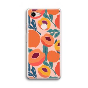 Perzik: Google Pixel 3 Transparant Hoesje