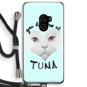 You had me at tuna: Xiaomi Mi Mix 2 Transparant Hoesje met koord