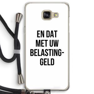 Belastinggeld: Samsung Galaxy A5 (2016) Transparant Hoesje met koord