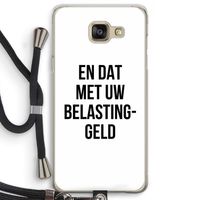 Belastinggeld: Samsung Galaxy A5 (2016) Transparant Hoesje met koord