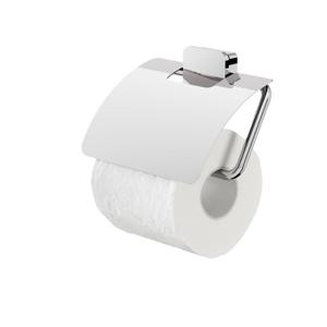 Toiletrolhouder Geesa Topaz | Met klep | Chroom
