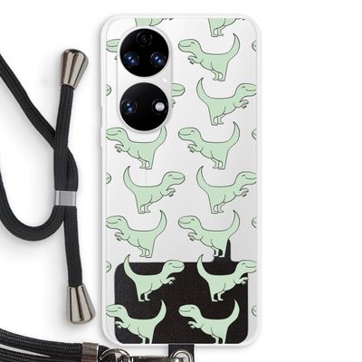 Dinos: Huawei P50 Transparant Hoesje met koord