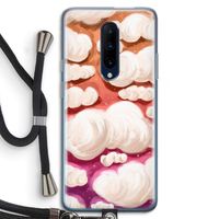 Katoen Wolken: OnePlus 7 Pro Transparant Hoesje met koord