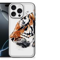 Kleurrijke Telefoonhoesje iPhone 16 Pro Max Watercolor Tiger