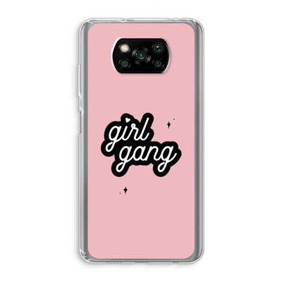 Girl Gang: Xiaomi Poco X3 Pro Transparant Hoesje