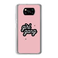 Girl Gang: Xiaomi Poco X3 Pro Transparant Hoesje